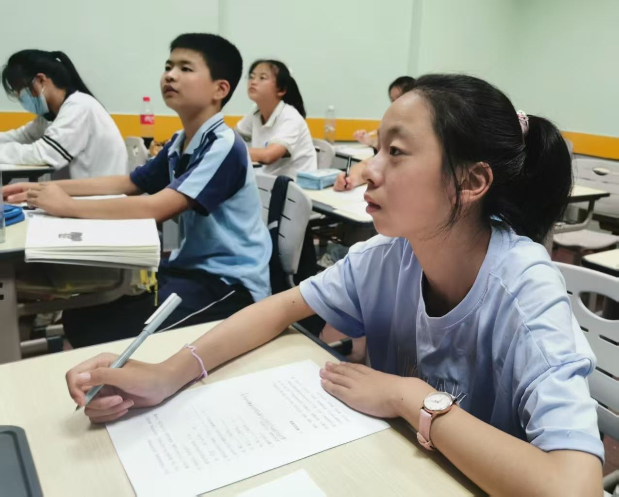 文德学校初中课堂日常 5